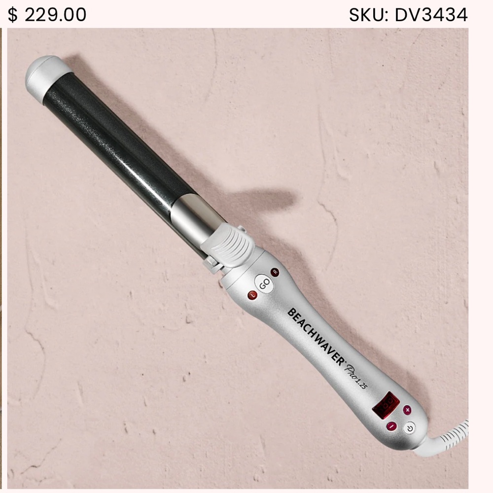 NWT Beachwaver Pro 1.25" Curling Iron